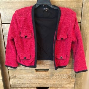 Topshop Cropped Jacket size 6